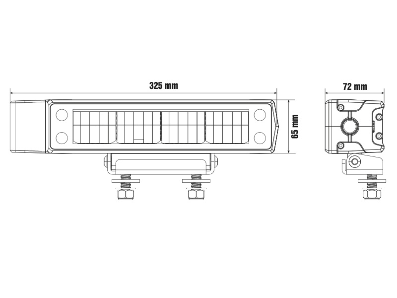 Snowplow light 1605-5013 OE 