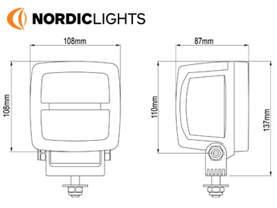 NORDIC SCORPIUS LED N4402 50W PLOOD 1605-9841043 OE 