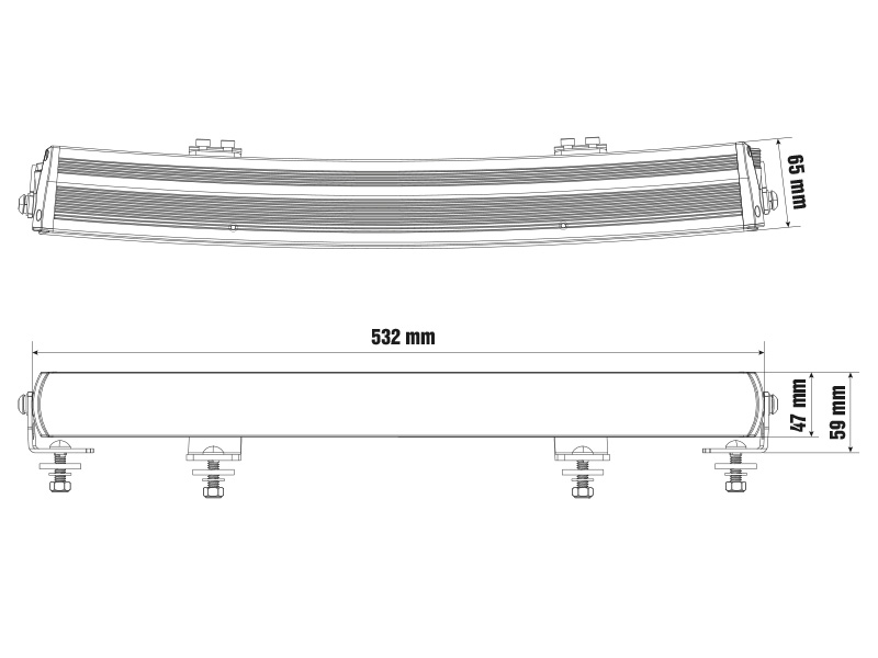 LED High beam 1605-NS2100 OE 