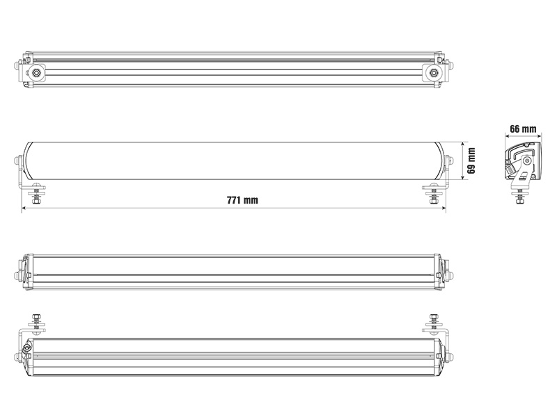 LED high beam 1605-NS2116 OE 
