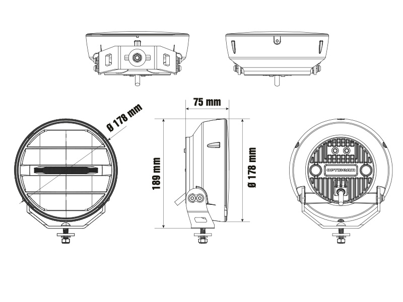 OPTIBEAM ELITES 7" 1605-NS2117 OE 