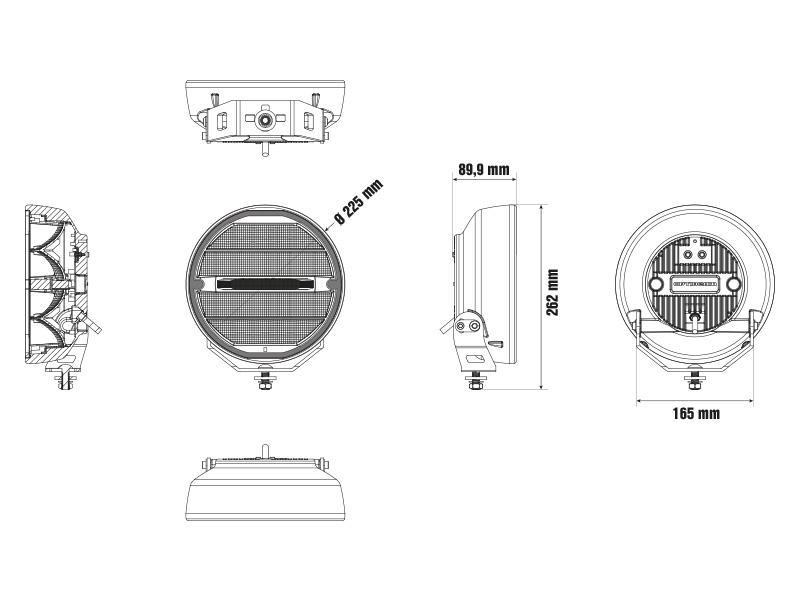 LED high beam 1605-NS2118 OE 