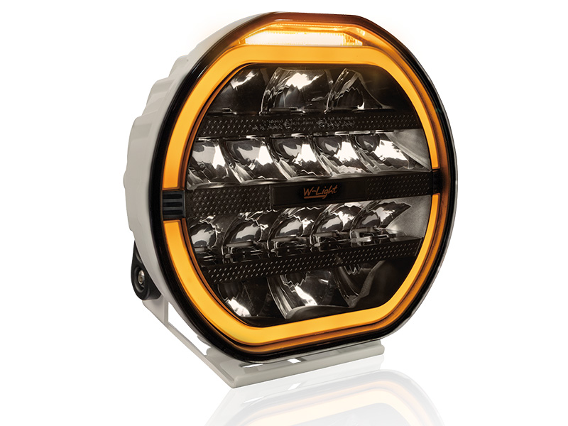 LED auxiliary light w. warning light 1605-NS3871W OE 