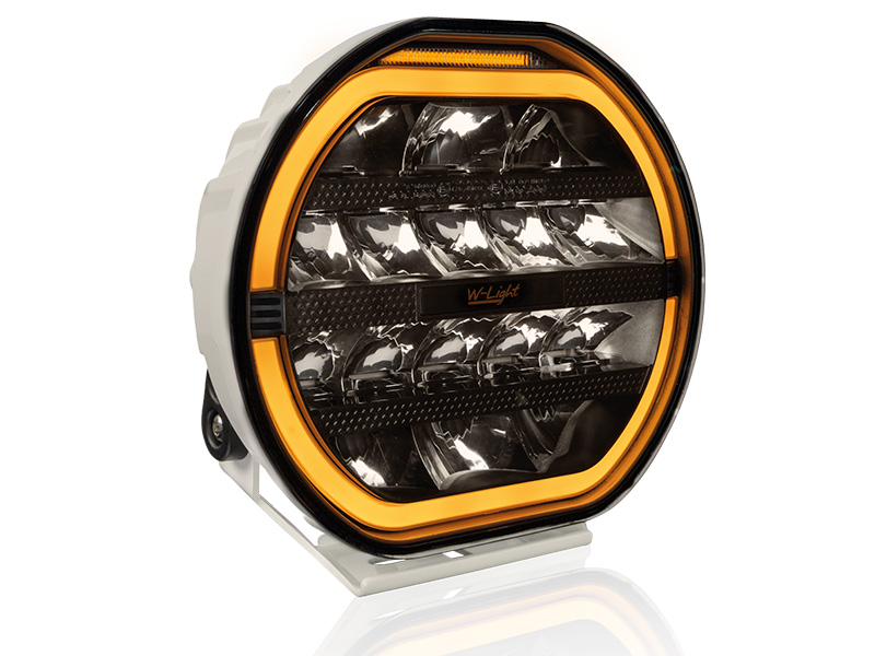 LED auxiliary light w. warning light 1605-NS3871W OE 