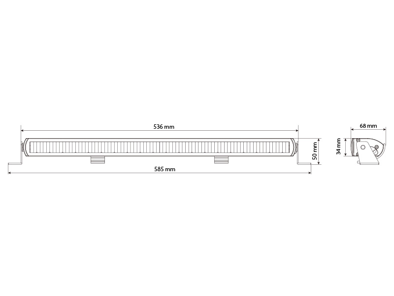 LED high beam 1605-NS3883 OE 