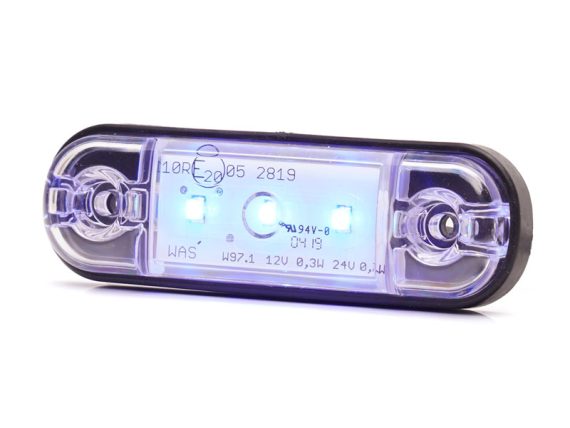 1606-27946_001.JPG Gabarīta gaisma, LED zils 12/24V 84X24MM 1606-27946 OE