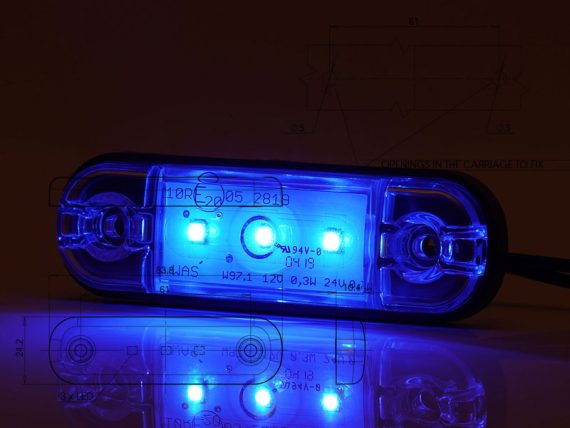 1606-27946_002.JPG Gabarīta gaisma, LED zils 12/24V 84X24MM 1606-27946 OE