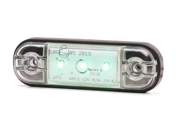 1606-27947_001.JPG Gabarīta gaisma, LED zaļš 12/24V 84X24MM 1606-27947 OE