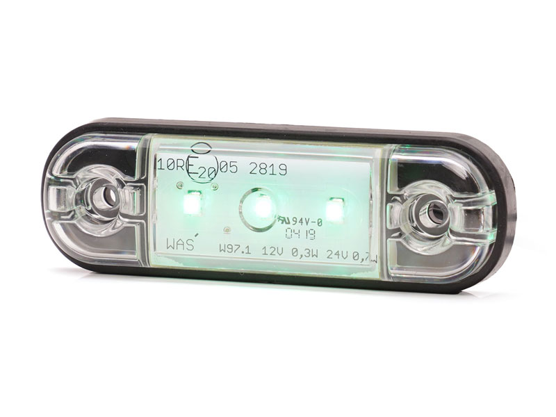 LED-ÄÄRIVALO VIHREÄ 12/24V 84X24MM 1606-27947 OE 
