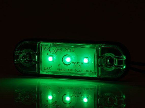 1606-27947_002.JPG Gabarīta gaisma, LED zaļš 12/24V 84X24MM 1606-27947 OE