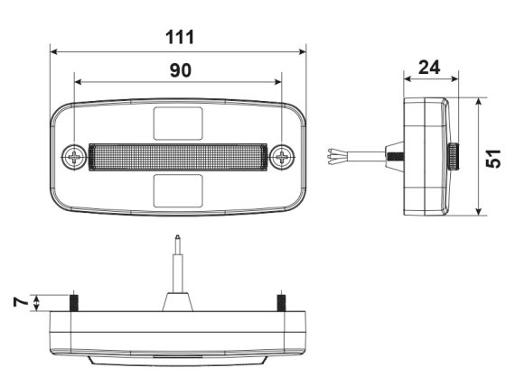 1608-0941_007.JPG LED marker light with direction indicato 1608-0941 OE