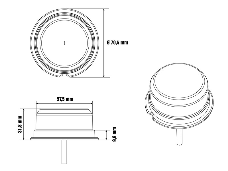 LED position light 1608-3221 OE 