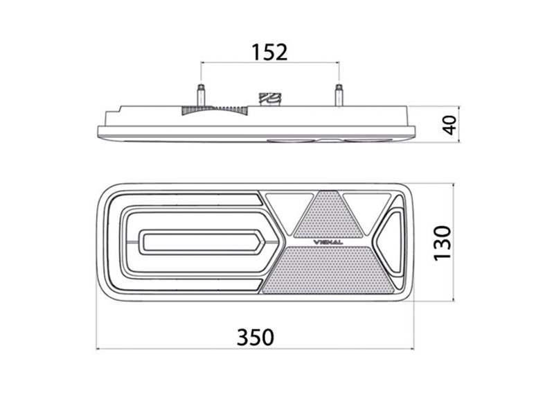 LED-TAKAVALO VASEN VIGNAL LC12 1608-5121 OE 