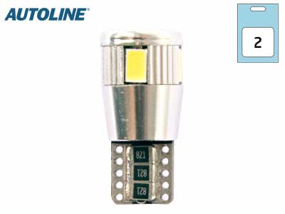 LED-PIRNIPAAR 12V 3W T10 CANBUS 12961 1608-87001 OE 