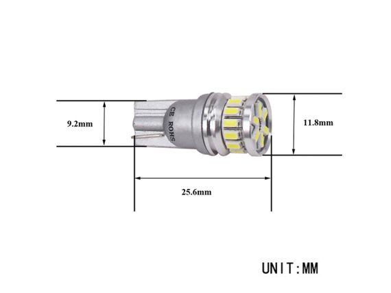 LED AUTO SPULDZE 12-24V T10 2gb. 1608-87405 OE 