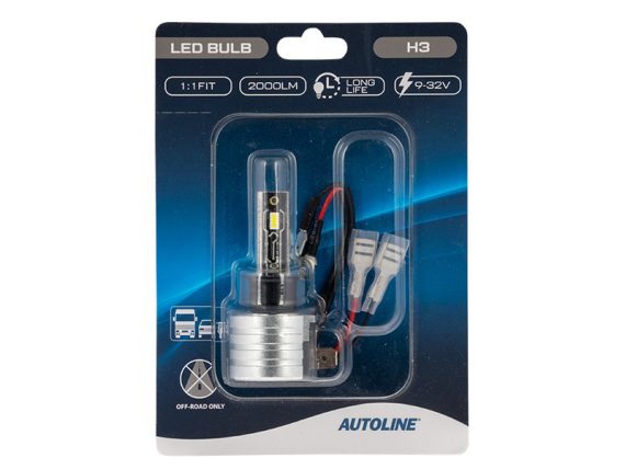 1608-88003_003.JPG LED spuldze H3 6-32V 18W AUTOLINE (1608-88003) 1608-88003 OE