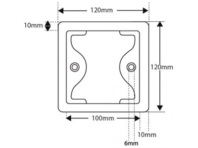 LED-TAKAVALO 12/24V 100x100x28mm (JARRU/RKKI) 1610-22103 OE 