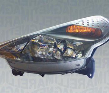 Priekšējais lukturis, kreisais, LPM502 ar slodzes regulētāju CITROEN C3 PLURIEL FL2007 — 1635-30168