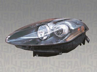 LPM332 FRONT LIGHT LEFT 2 H7 FRAME MELNS FIAT NEW CROMA - MY 200 1637-30248 OE 
