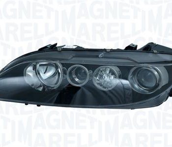 Priekšējais lukturis, kreisais, LPL972 2H1 ar slodzes regulētāju melns BODY MAZDA 6 — 1640-30118