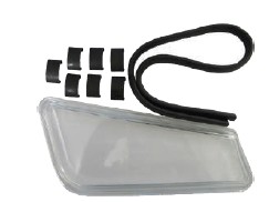 Miglas luktura stikls labais Volvo FH, FH16, FM, FM II - 1652-3001