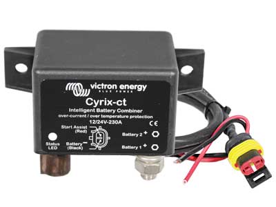 Inteliģents akumulatoru kombinētājs VICTRON CYRIX 12/24V 230A 1702-61182 OE 