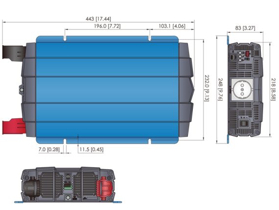 INVERTTERI COTEK SINI 12V 2000W 1702-85690 OE 