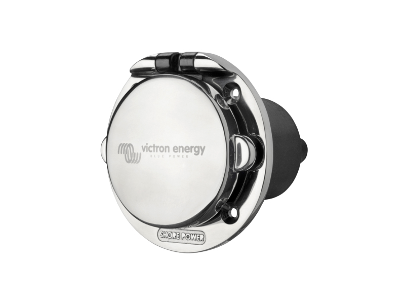 VICTRON POWER INLET STAINLESS WITH COVER 16A/250VAC 1702-87629 OE 