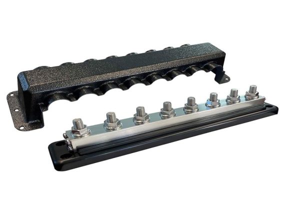1702-87844_001.JPG.JPG Strāvas sadales kopne (busbar) 600 A, 8 poli, ar vāku 1702-87844 OE