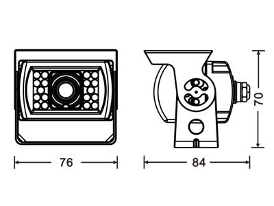 HD KAMERA 720P 1705-00097 OE 