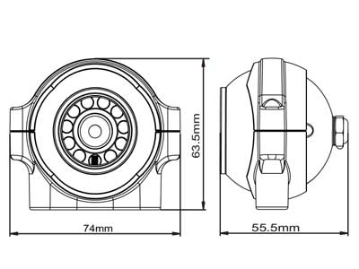 HD KAMERA NSD 4-PIN AR VADU 720P 1705-00098 OE 