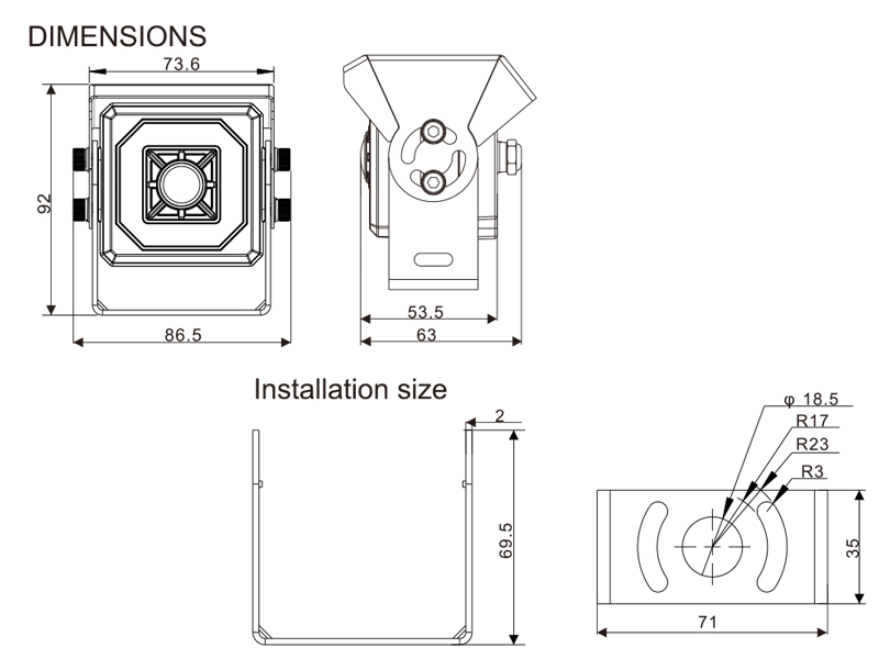 FULL HD camera RST Heavy Duty 1705-00159 OE 