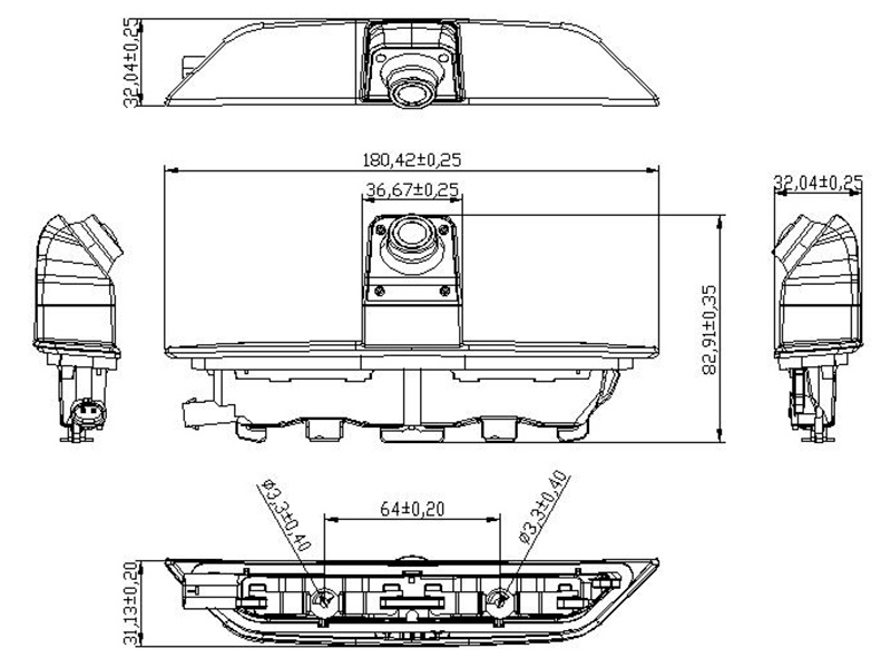 JARRUVALOKAMERA FORD TOURNEO 23- VW CADDY 22- 1705-00181 OE 