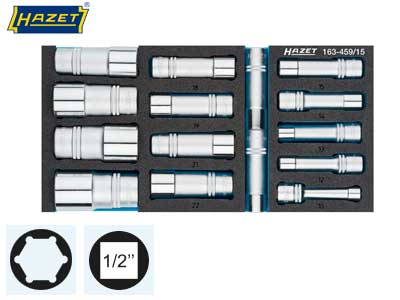 HYLSYSARJA HAZET 163-459/15 1/2 6KULMA 15OS 1718-204649 OE 