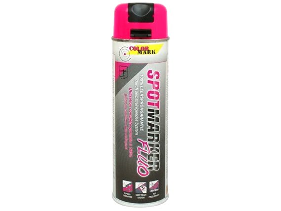 1784-201479_001.JPG Marķēšanas aerosola krāsa Colormark, rozā fluorescējoša, 500 ml, kods 1784-201479 1784-201479 OE