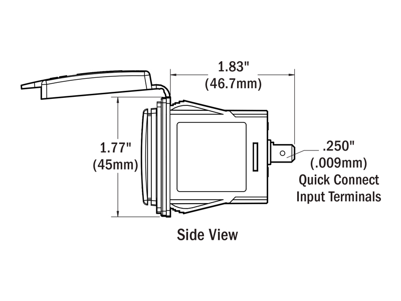 USB-RASIA MUSTA 12/24V 2-PORTTIA 4,8A/5V 1790-1039 OE 