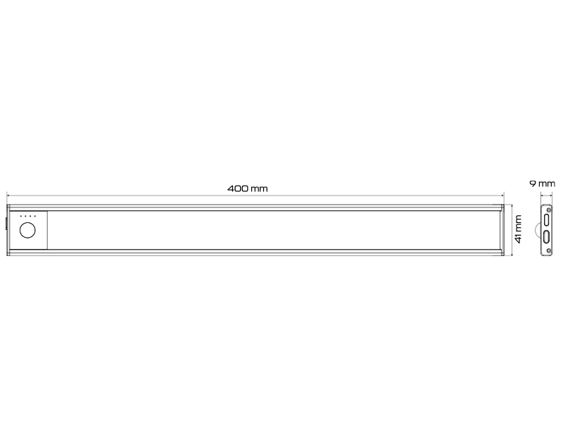 Rechargeable LED interior light 1800-8302 OE 