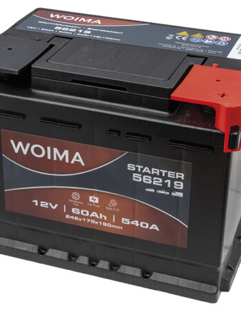 Akumulators Woima SMF 60Ah 540A 12V 242x175x190 mm — 1806-56219W