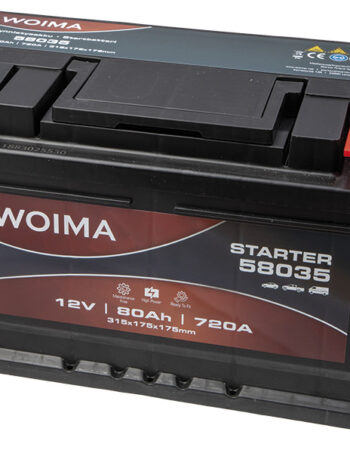Akumulators Woima SMF 80Ah 720A 12V 315x175x175 mm — 1806-58035W