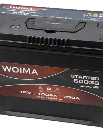 Akumulators Woima SMF 100Ah 730A 12V +/- 304x173x220 mm — 1806-60033W
