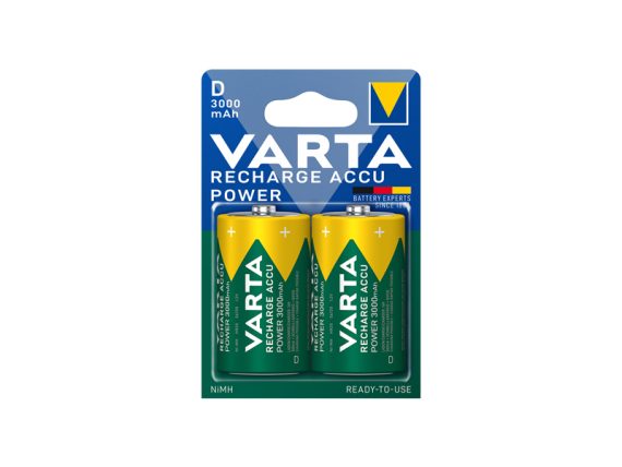 VARTA AKUMULATORS , 0130-Uzlādējams, ACCU R2U D 3000mAh 2 gab. 1811-8740292 OE 