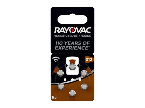 Rayovac, 0140-dzirdes aparāts, 312 dzirdes aparāti 6 gab. 1811-8774132 OE 