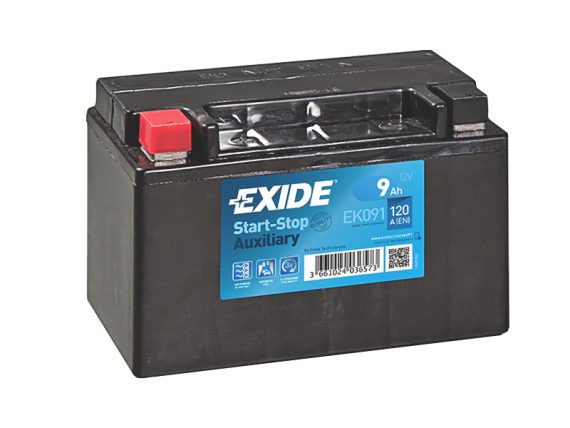 1815-EK091_001.JPG Palīgakumulators Exide Start-Stop Auxiliary EK091 9Ah 1815-EK091 OE 31296300