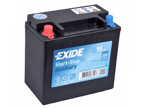 1815-EK151_001.JPG Palīgakumulators Exide Start-Stop Auxiliary EK151 15Ah 1815-EK151 OE C2Z16703