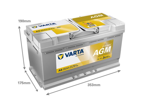 1820-A5_002.JPG Battery AGM 95A 1820-A5 OE 000915105CE