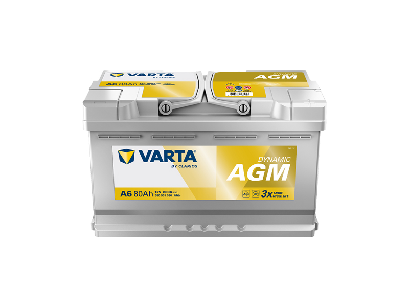 Battery AGM xEV 80Ah 1820-A6 OE 000915105CD