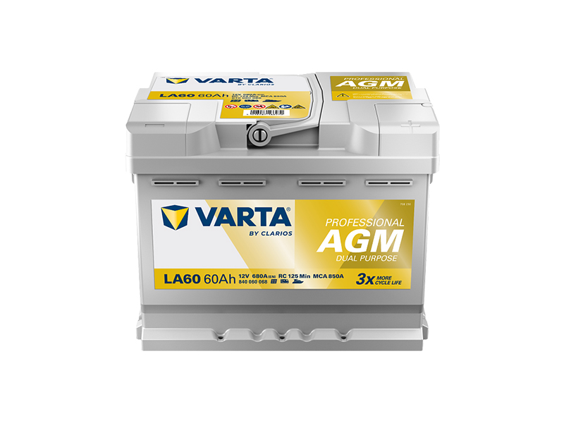 Battery DP AGM 60Ah 1820-LA60 OE X991451000640