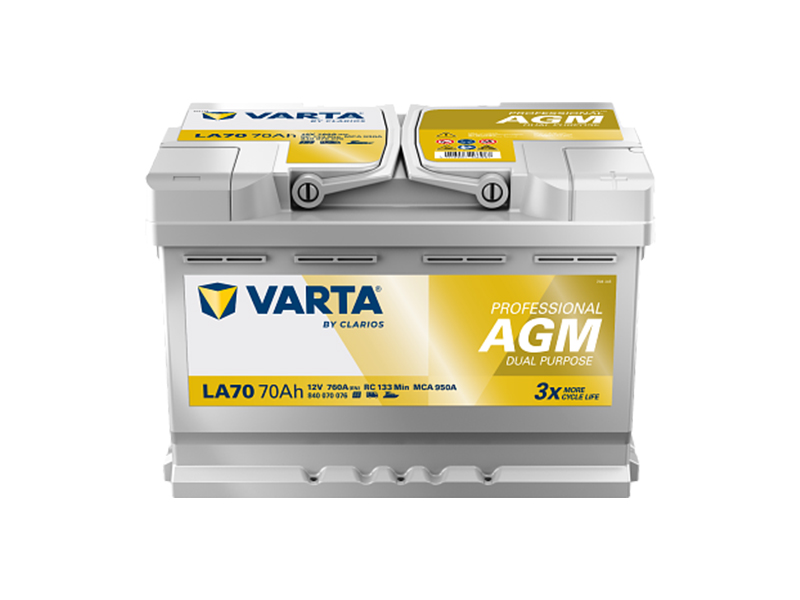 Battery DP AGM 70Ah 1820-LA70 OE X991451000650