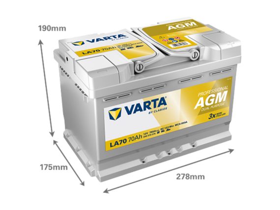 1820-LA70_002.JPG Battery DP AGM 70Ah 1820-LA70 OE X991451000650