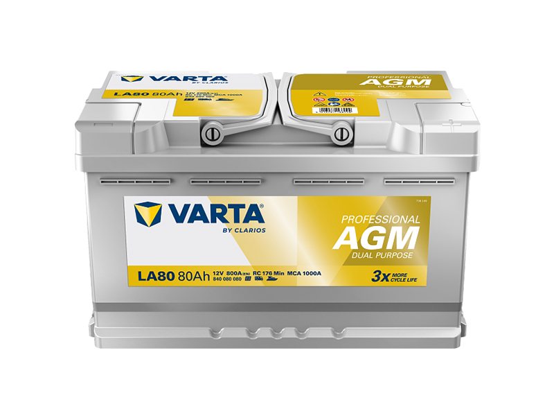 Battery DP AGM 80Ah 1820-LA80 OE X991451000660